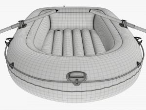 Inflatable boat 04 Modelo 3D