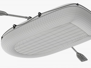 Inflatable boat 04 Modelo 3D