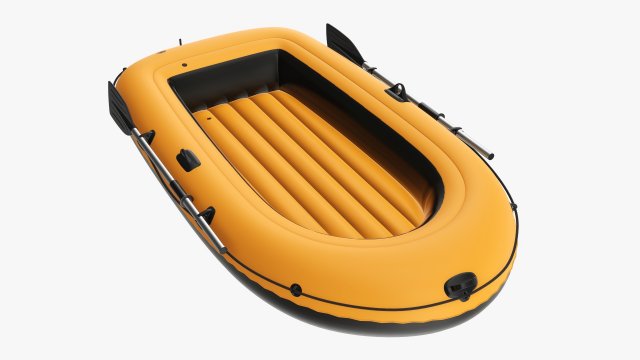 Inflatable boat 04 v2 Modelo 3D .c4d .max .obj .3ds .fbx .stl .blend 