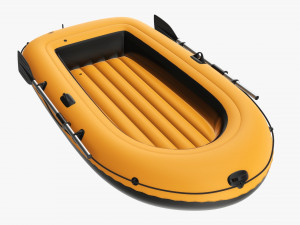 Inflatable boat 04 v2 3D Model