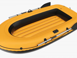 Inflatable boat 04 v2 3D Model