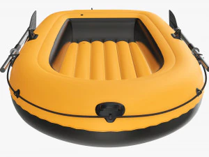 Inflatable boat 04 v2 3D Model