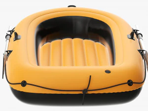Inflatable boat 04 v2 3D Model