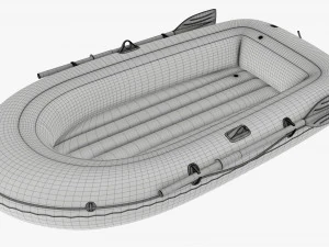 Inflatable boat 04 v2 3D Model