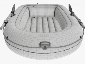Inflatable boat 04 v2 3D Model