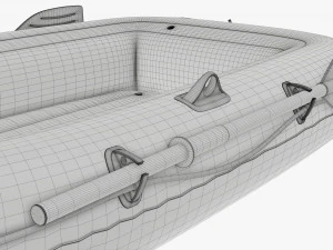 Inflatable boat 04 v2 3D Model