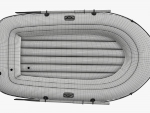 Inflatable boat 04 v2 Modelo 3D