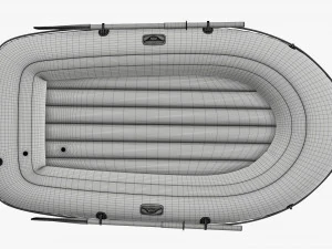 Inflatable boat 04 v2 3D Model