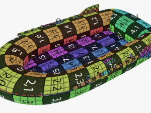 Inflatable boat 04 v2 3D Model