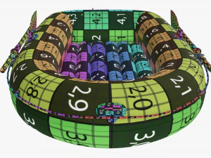 Inflatable boat 04 v2 3D Model