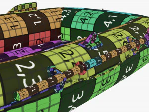 Inflatable boat 04 v2 3D Model