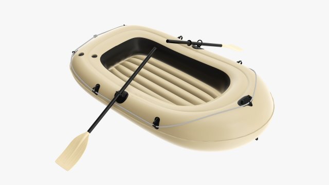Inflatable boat 05 Modelo 3D .c4d .max .obj .3ds .fbx .stl .blend 