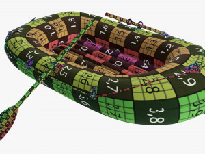 Inflatable boat 05 Modelo 3D