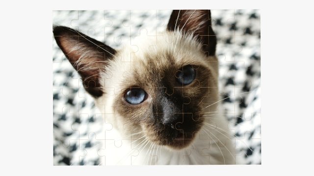 Jigsaw Puzzle 48 pieces 3D-Modell .c4d .max .obj .3ds .fbx .stl .blend 