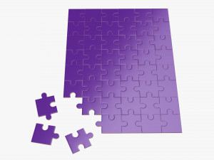 Jigsaw Puzzle 48 pieces 2 3D मॉडल