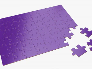 Jigsaw Puzzle 48 pieces 2 3D Model