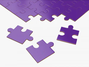 Jigsaw Puzzle 48 pieces 2 3D Model