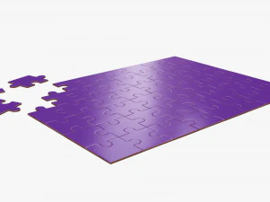 Jigsaw Puzzle 48 pieces 2 3D Model