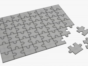 Jigsaw Puzzle 48 pieces 2 Modèle 3D