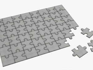Jigsaw Puzzle 48 pieces 2 3D Model