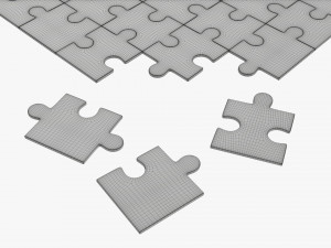 Jigsaw Puzzle 48 pieces 2 Modèle 3D