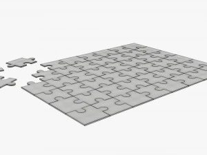 Jigsaw Puzzle 48 pieces 2 3D Model