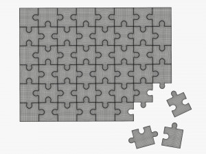 Jigsaw Puzzle 48 pieces 2 Modèle 3D