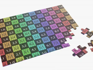 Jigsaw Puzzle 48 pieces 2 3D Model