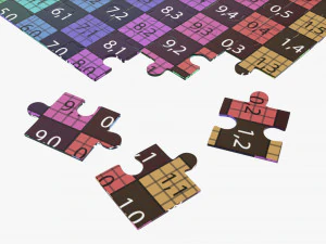 Jigsaw Puzzle 48 pieces 2 3D Model