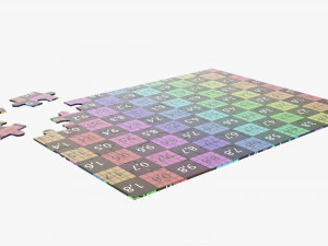 Jigsaw Puzzle 48 pieces 2 3D Model
