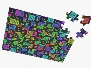 Jigsaw Puzzle 48 pieces 2 3D Model