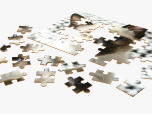 Jigsaw Puzzle 48 pieces 3 3Dモデル