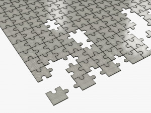 Jigsaw Puzzle 280 pieces Modelo 3D