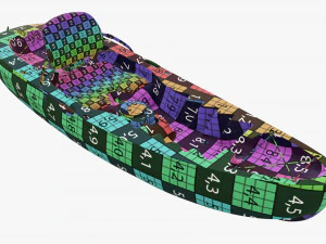 Kayak 01 3D Model