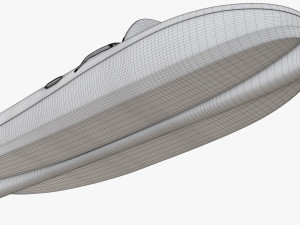 Kayak 02 with paddle Modelo 3D