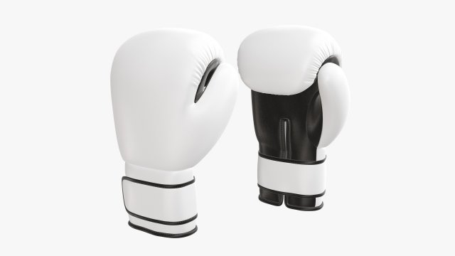 Leather boxing gloves 3D Модель .c4d .max .obj .3ds .fbx .stl .blend 
