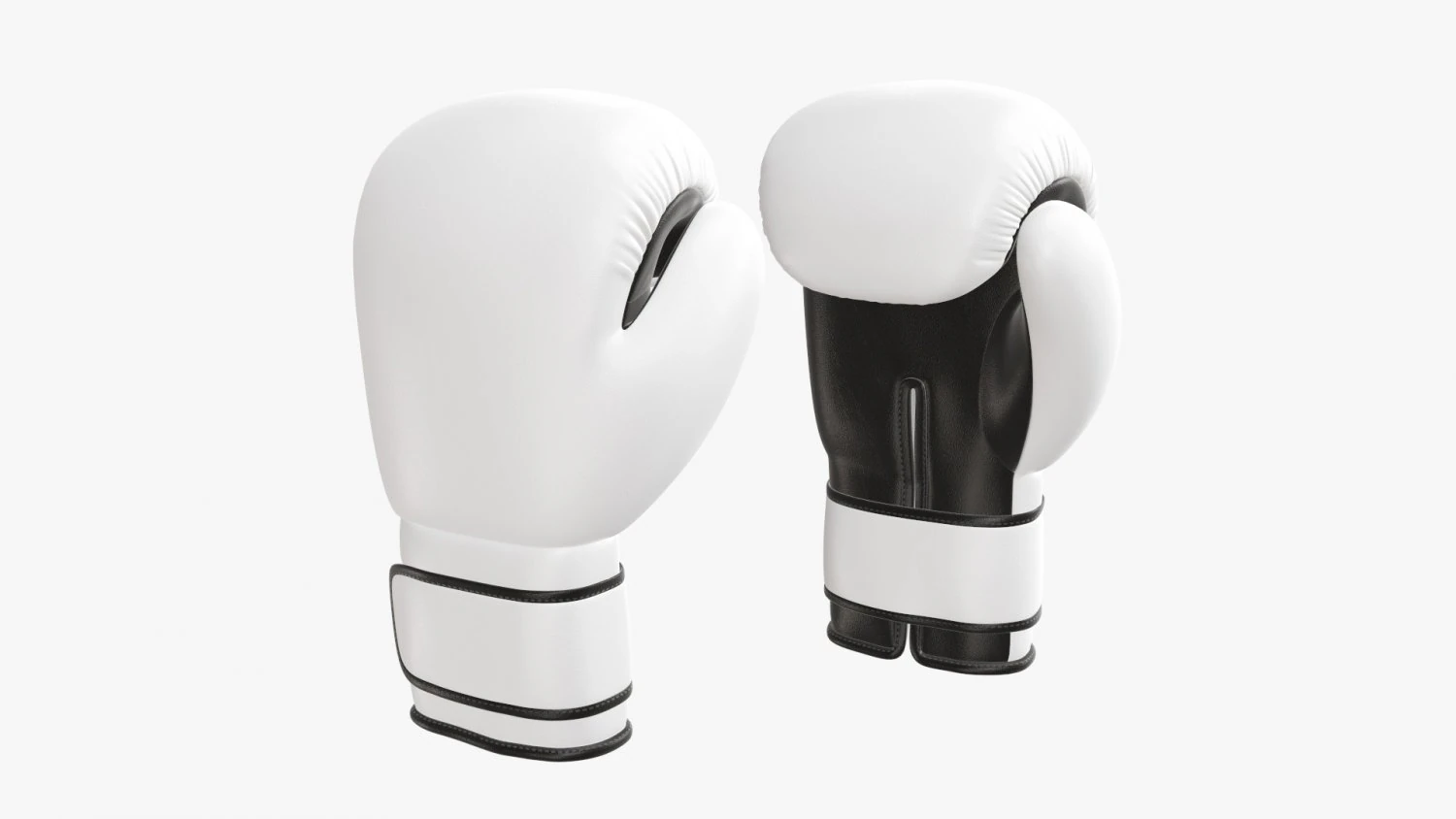 Leather boxing gloves 3D Model .c4d .max .obj .3ds .fbx .stl .blend 