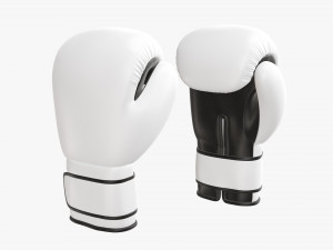 Leather boxing gloves 3D Model