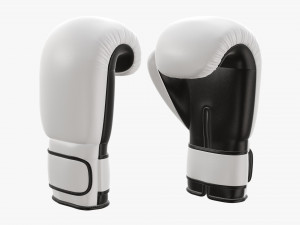 Leather boxing gloves 3D Модель