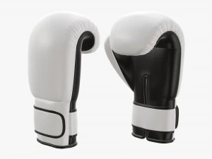 Leather boxing gloves 3D Model