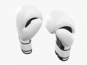 Leather boxing gloves 3D Модель