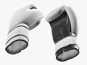 Leather boxing gloves 3D Модель
