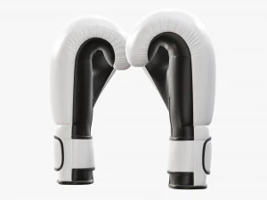 Leather boxing gloves 3D Model
