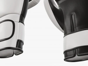 Leather boxing gloves 3D Model