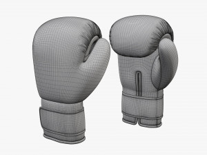 Leather boxing gloves 3D Модель
