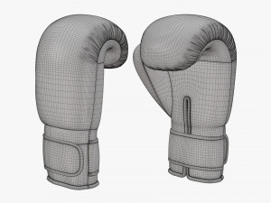 Leather boxing gloves 3D Модель
