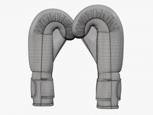 Leather boxing gloves 3D Модель