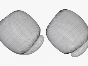 Leather boxing gloves 3D Модель