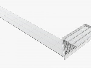 L-shape carpenter ruler 3D 模型