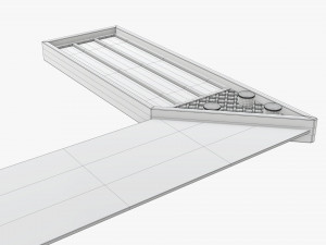 L-shape carpenter ruler 3D 模型